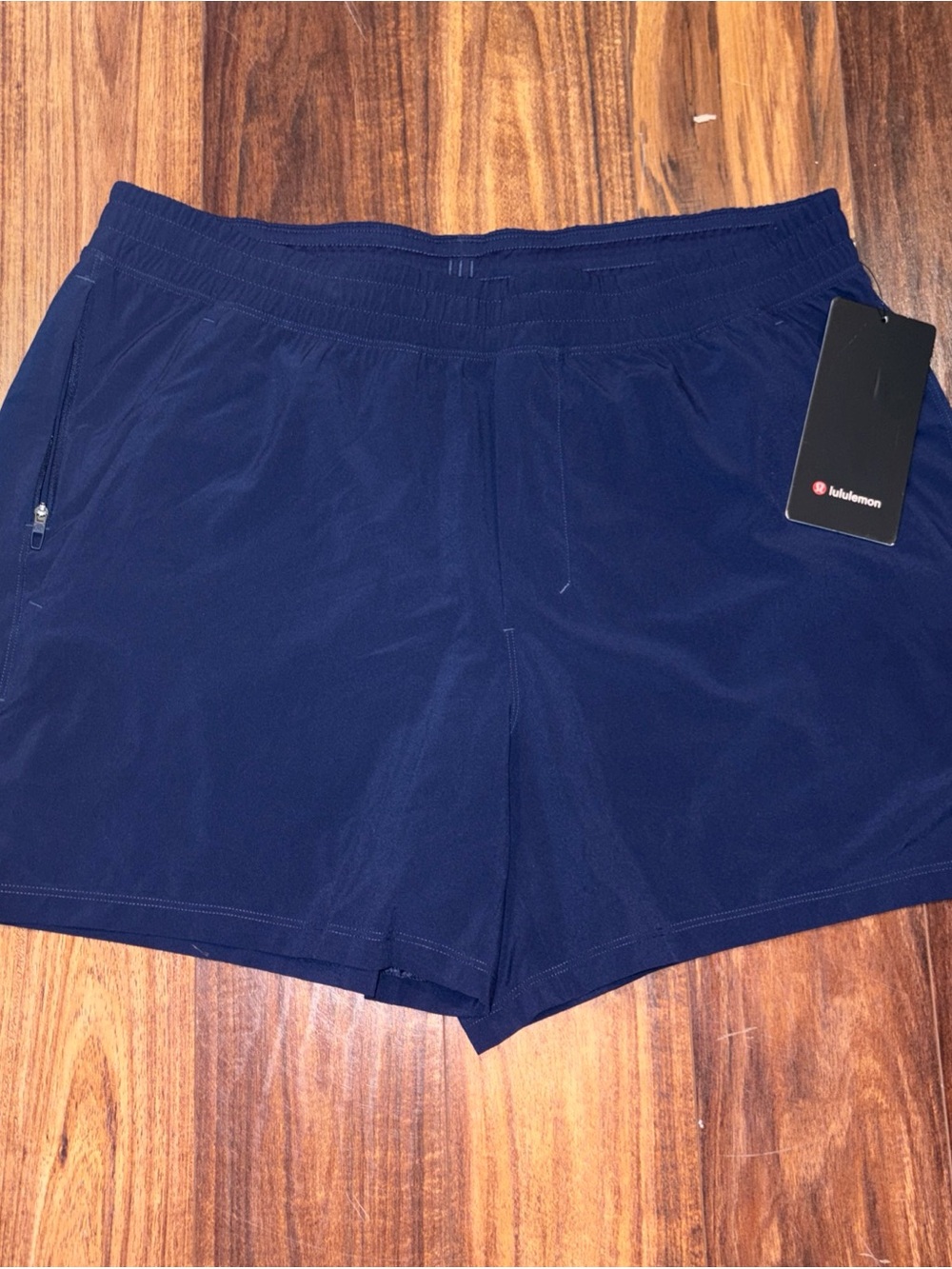 Lululemon Pace Breaker Linerless Short 5" Inch Shorts Navy XL New